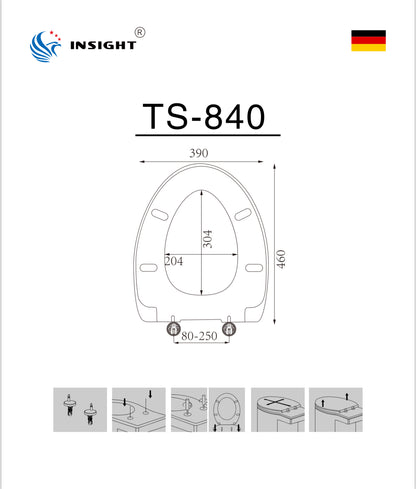 (TS-840)樹脂加厚油壓廁所板